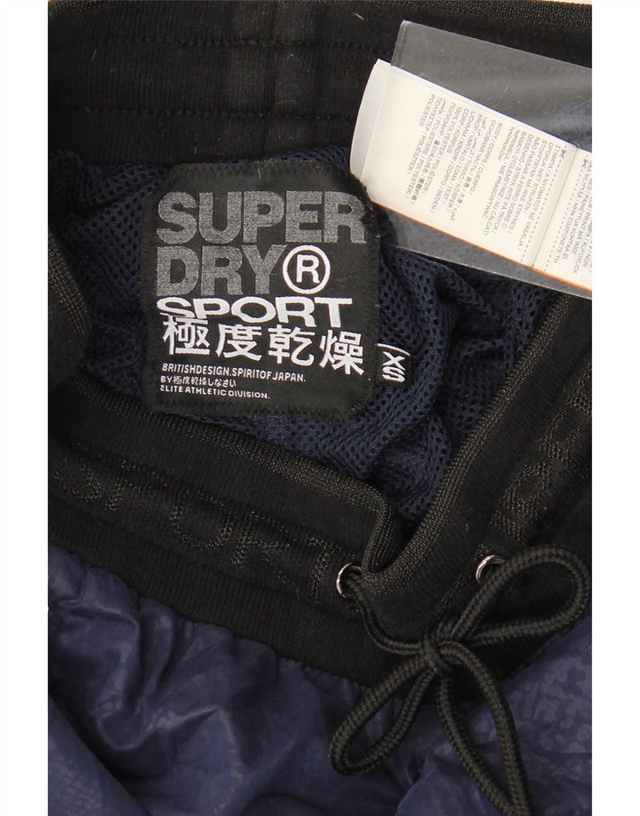 Γυναικεία αθλητική φόρμα SUPERDRY Παντελόνι Joggers UK 6 XS Navy Blue Animal Print