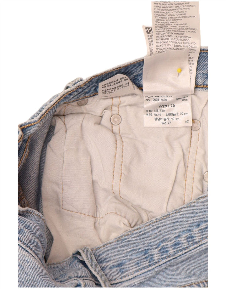 LEVI'S Ανδρικό τζιν 501 ίσιο W28 L26 Μπλε βαμβακερό