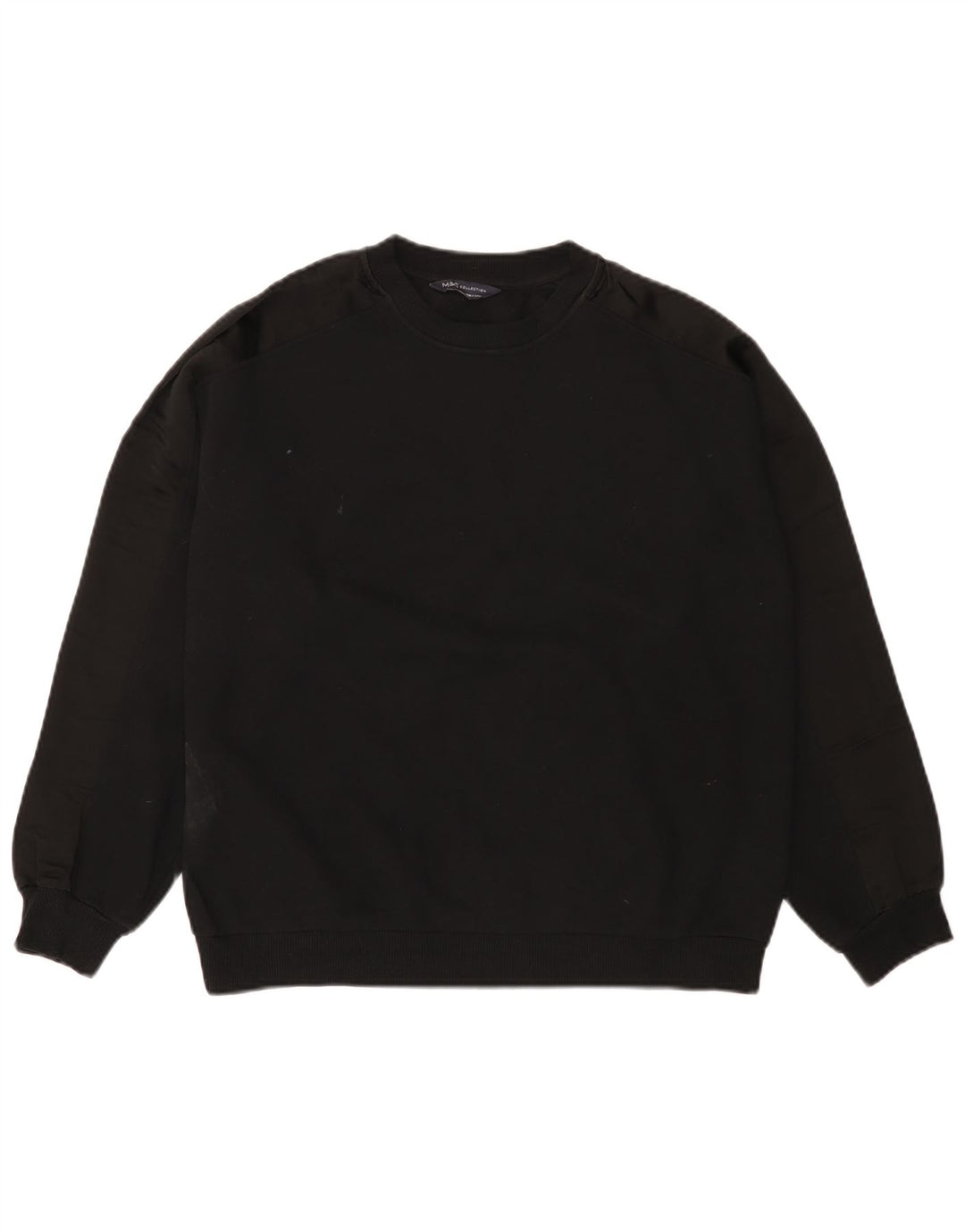 Marks & Spencer Γυναικεία Φούτερ Jumper UK 12 Μεσαίο μαύρο βαμβακερό