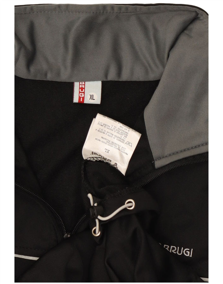 Ανδρική φόρμα Brugi Top Jacket XL Μαύρο πολυεστέρα
