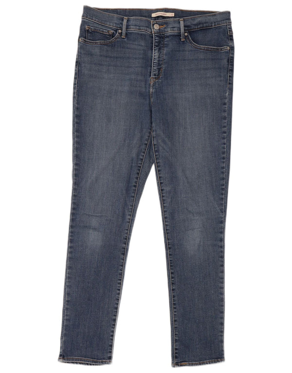 Levi's Womens 311 Shaping Skinny Jeans W32 L30 Blue Cotton