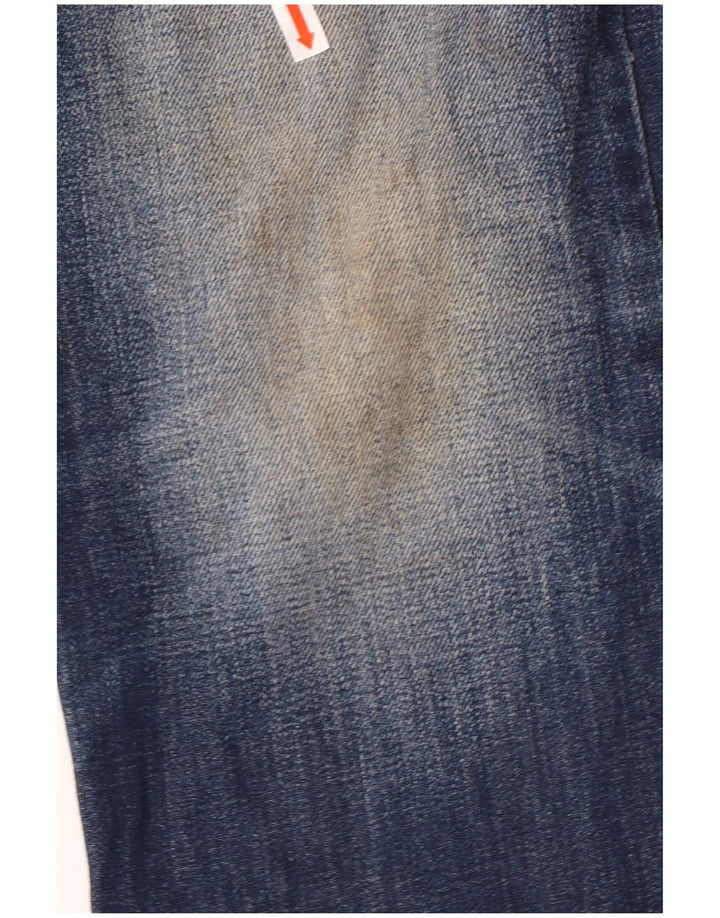 Ανδρικό τζιν μποτάκι με κανονική εφαρμογή Fat Face W32 L30 Μπλε βαμβακερό