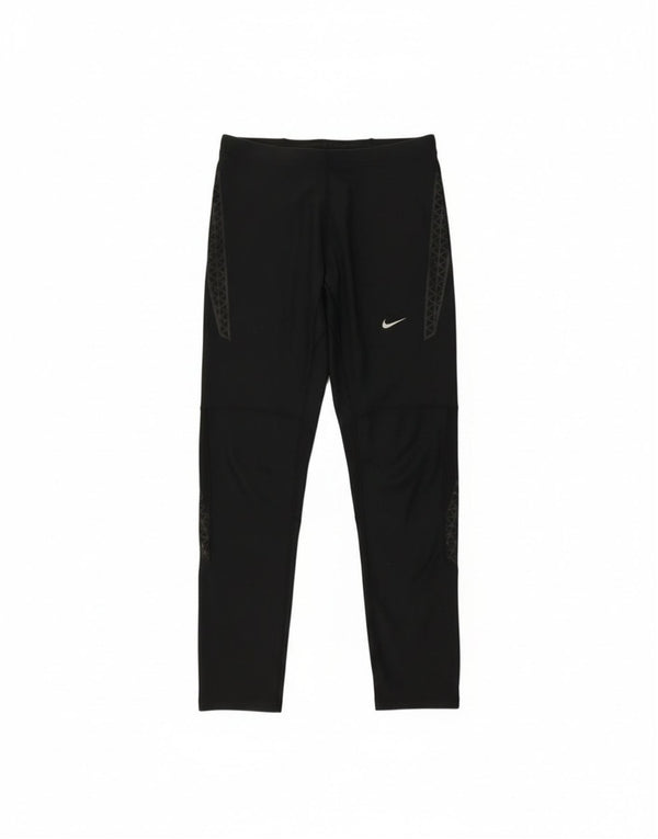 Γυναικεία κολάν Nike Dri Fit UK 12 μεσαίου μαύρου πολυεστέρα