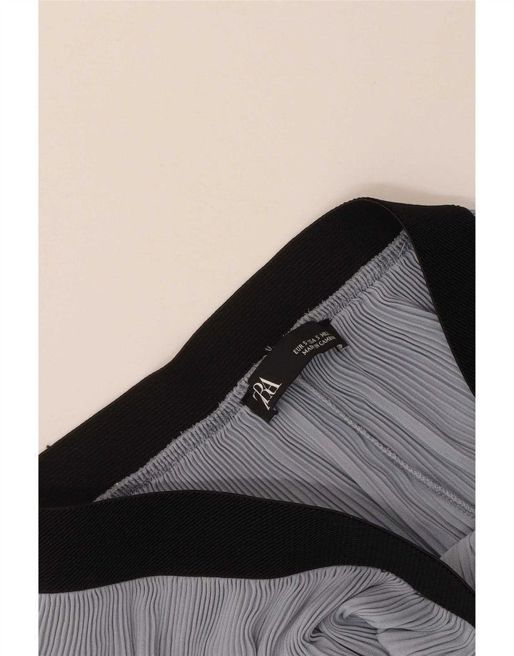 Zara Γυναικείο Παντελόνι Cullotes Cropped Small W26 L22 Blue