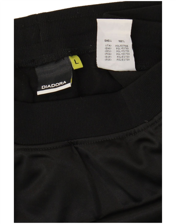 Diadora Γυναικεία φόρμα παντελόνι UK 16 Large Μαύρο Πολυεστέρας