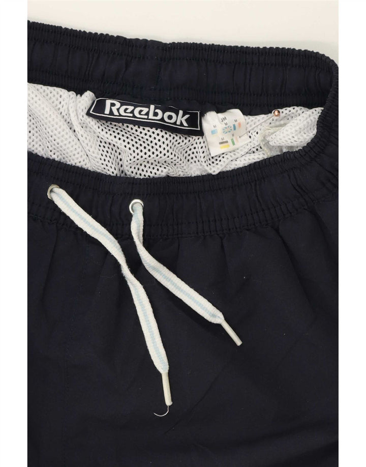 Ανδρικό σορτς κολύμβησης Reebok με μεσαίο μπλε ναυτικό πολυεστέρα