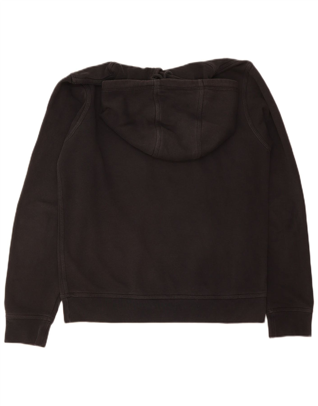 Ανδρικό μπλουζάκι με κουκούλα NIKE, μικρό μαύρο βαμβακερό