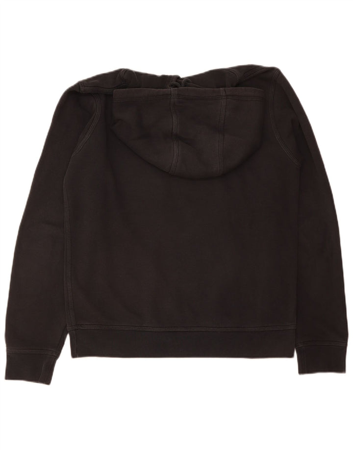 Ανδρικό μπλουζάκι με κουκούλα NIKE, μικρό μαύρο βαμβακερό