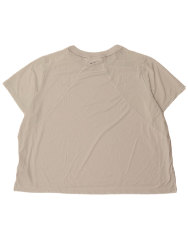 Ανδρικό T-shirt Nike Dri Fit Top 3XL σε λευκό πολυεστέρα