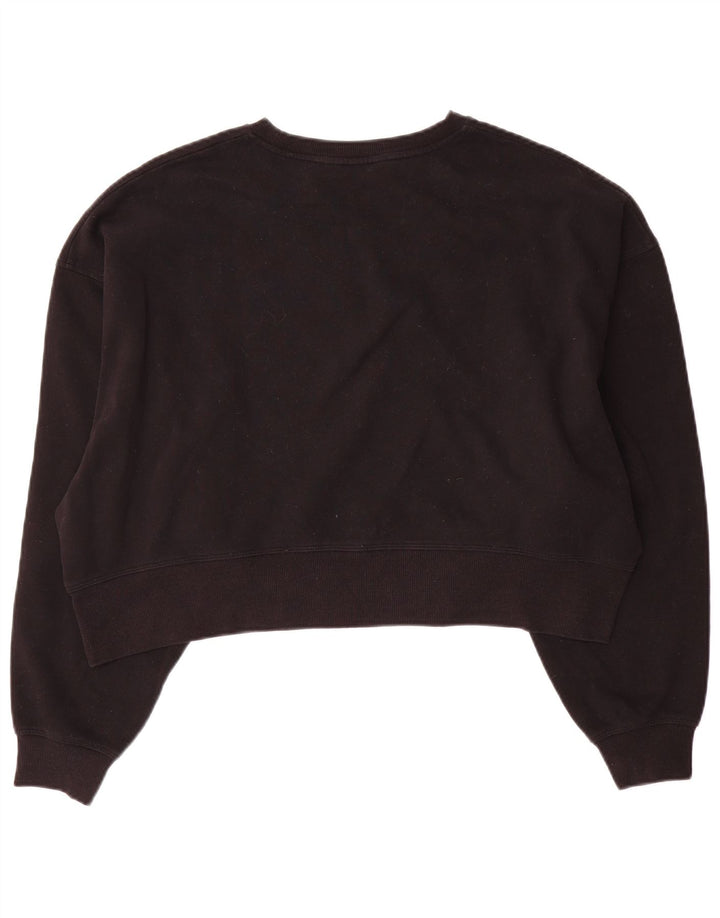 Γυναικεία φούτερ Dkny Crop Oversized Jumper UK 10 Small Black Cotton