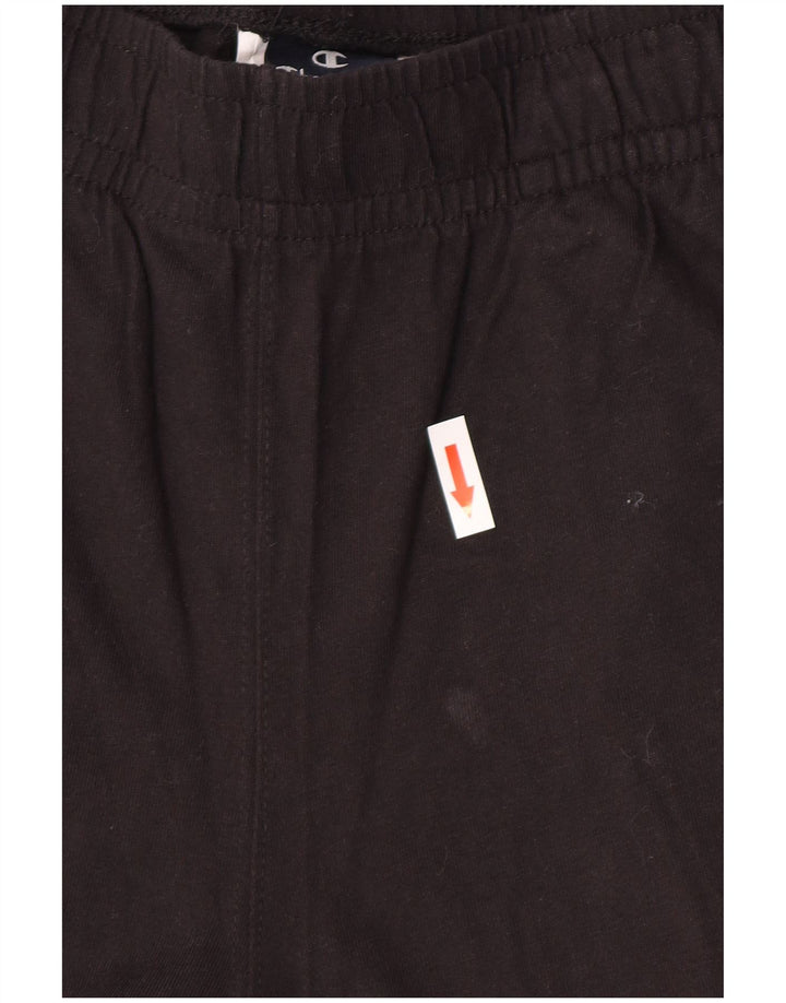 Ανδρική φόρμα Champion Παντελόνι Joggers Μεσαίο μαύρο βαμβακερό