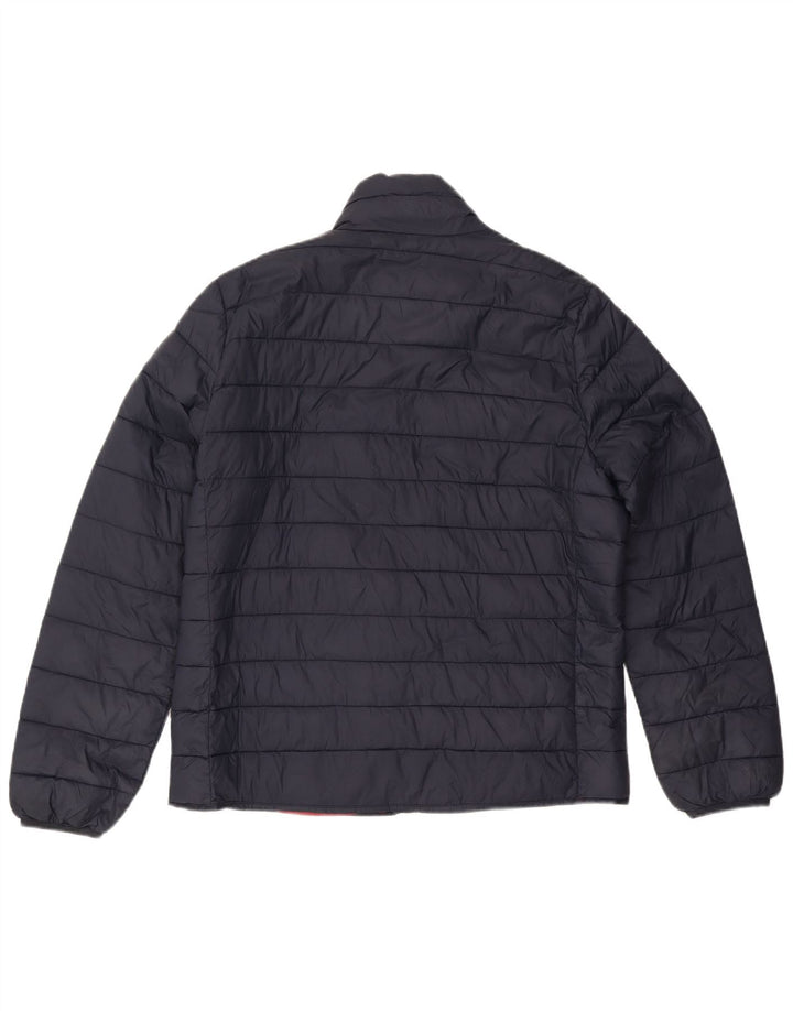 CREW CLOTHING Ανδρικό μπουφάν με επένδυση UK 38 Medium Navy Blue Nylon