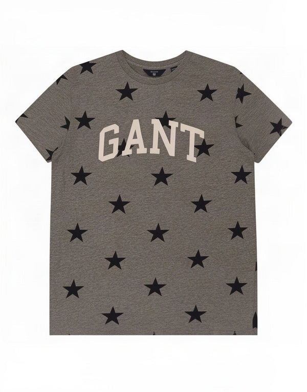 Gant Girls Graphic T-Shirt Top 13-14 Years Grey Cotton