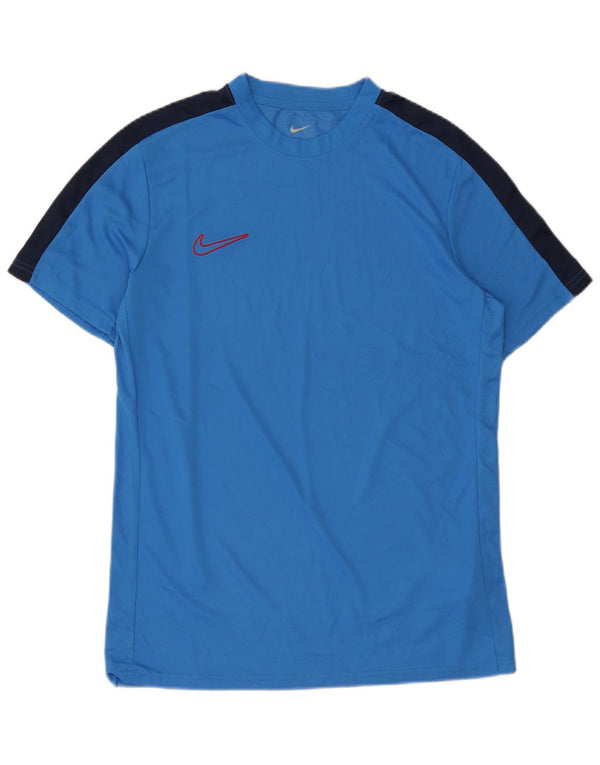 Ανδρικό μπλουζάκι Nike Dri Fit Slim Fit Top μεγάλο μπλε πολυεστέρας