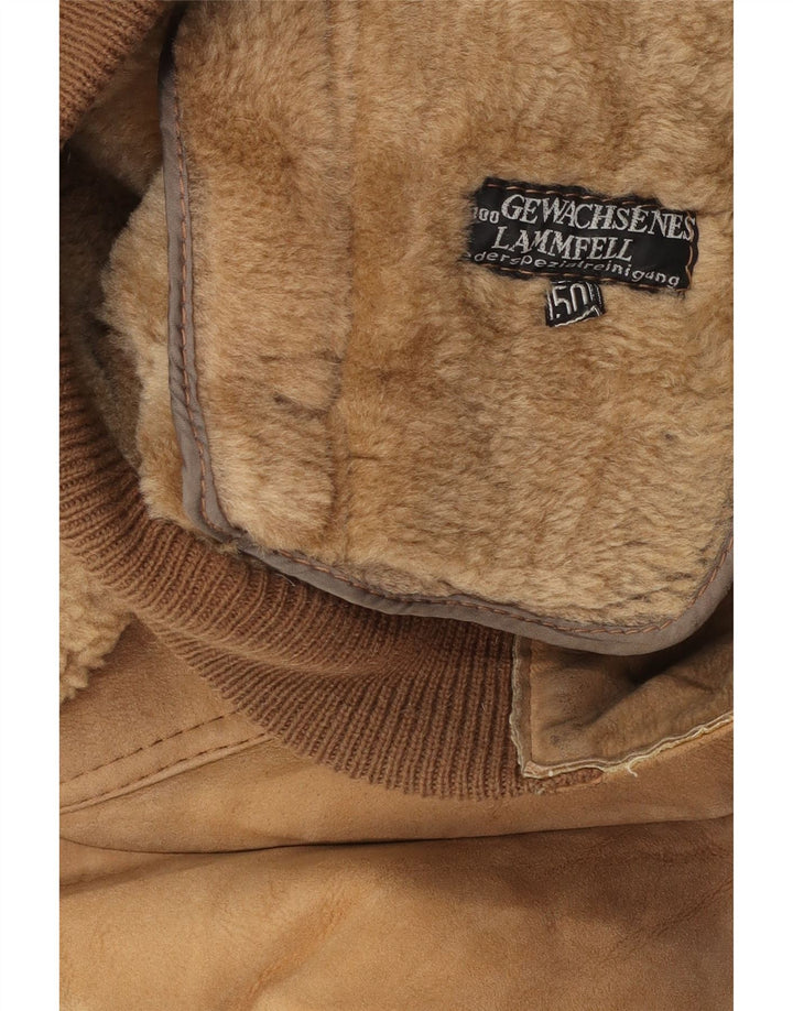 Vintage Ανδρικό μπουφάν Shearling EU 50 Large Beige Shearling