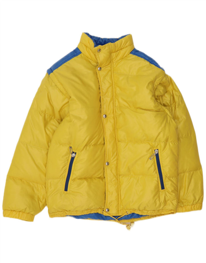 Ανδρικό μπουφάν Trissi με επένδυση IT 50 Large Yellow Colourblock Nylon