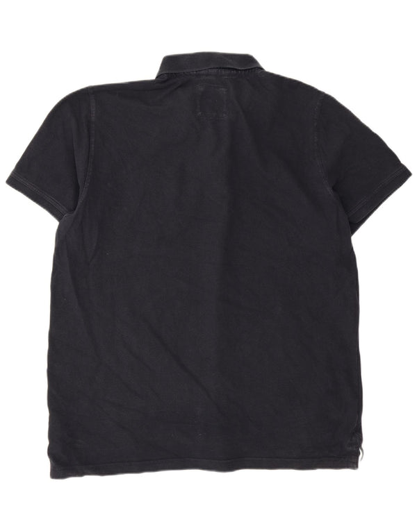 Ανδρικό μπλουζάκι πόλο Crew Clothing 2XL Navy Blue Cotton