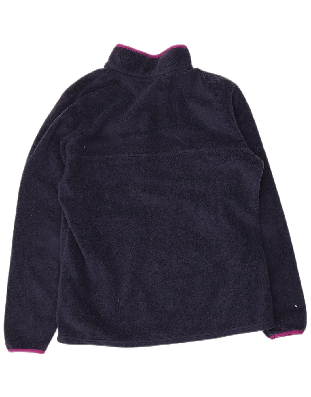 Columbia γυναικείο λαιμό με κουμπιά Fleece Jumper UK 16 Large Navy Blue Polyester