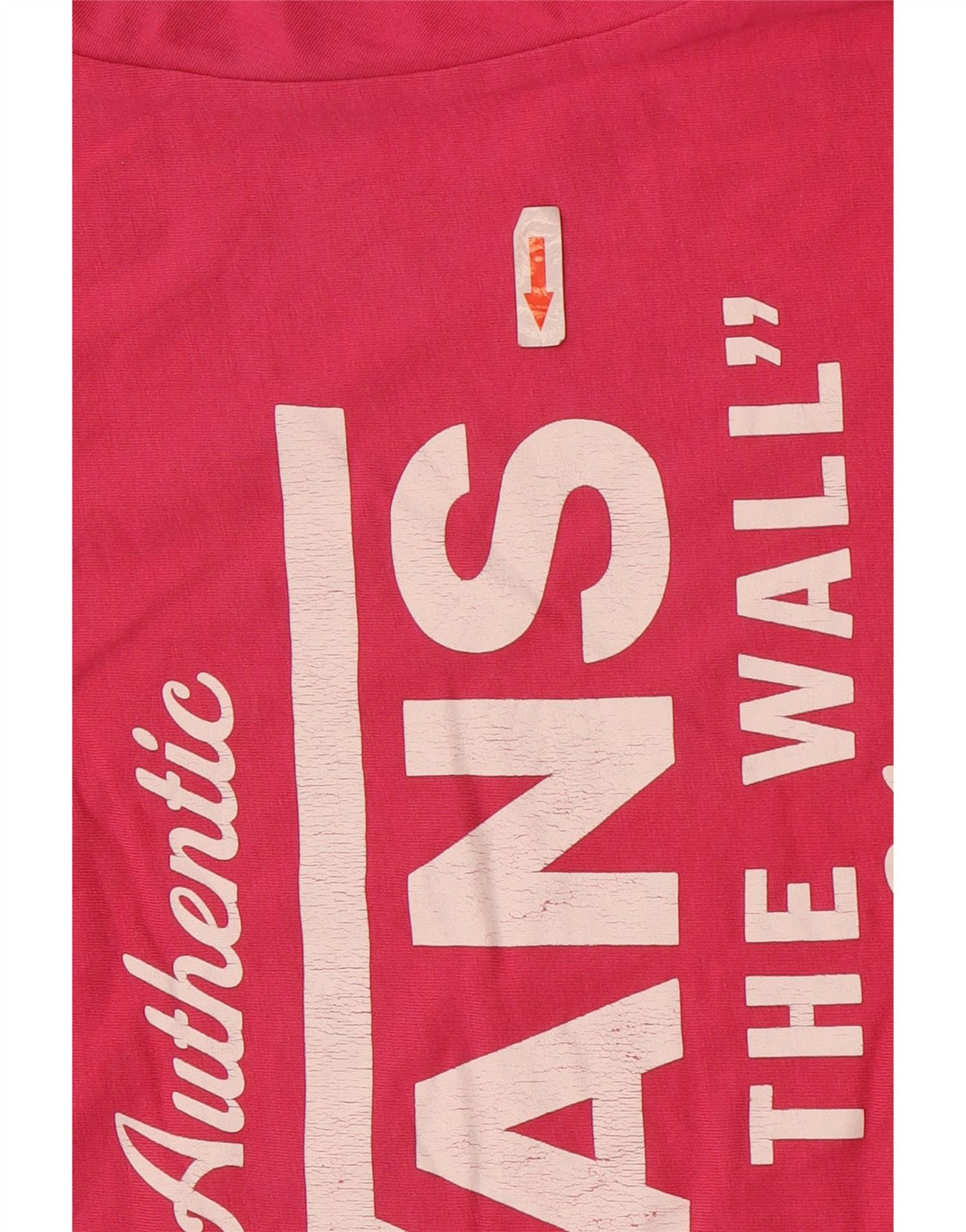 Ανδρικό γραφικό T-shirt Vans Slim Fit Top Μεσαίο Ροζ