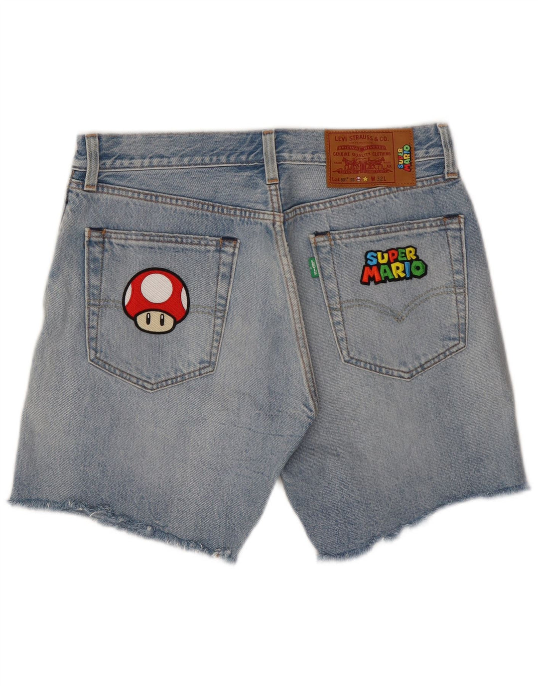 Ανδρικό τζιν σορτς Levi's 501 W32 μεσαίο μπλε βαμβακερό