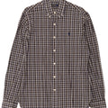 Ανδρικό πουκάμισο Polo Ralph Lauren νούμερο 15 Medium Navy Blue Check Cotton