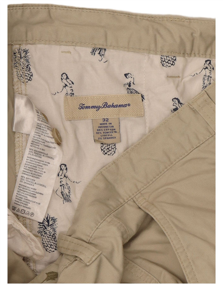 Ανδρικό σορτς Chino Tommy Bahama W32 Βαμβακερό μεσαίο μπεζ