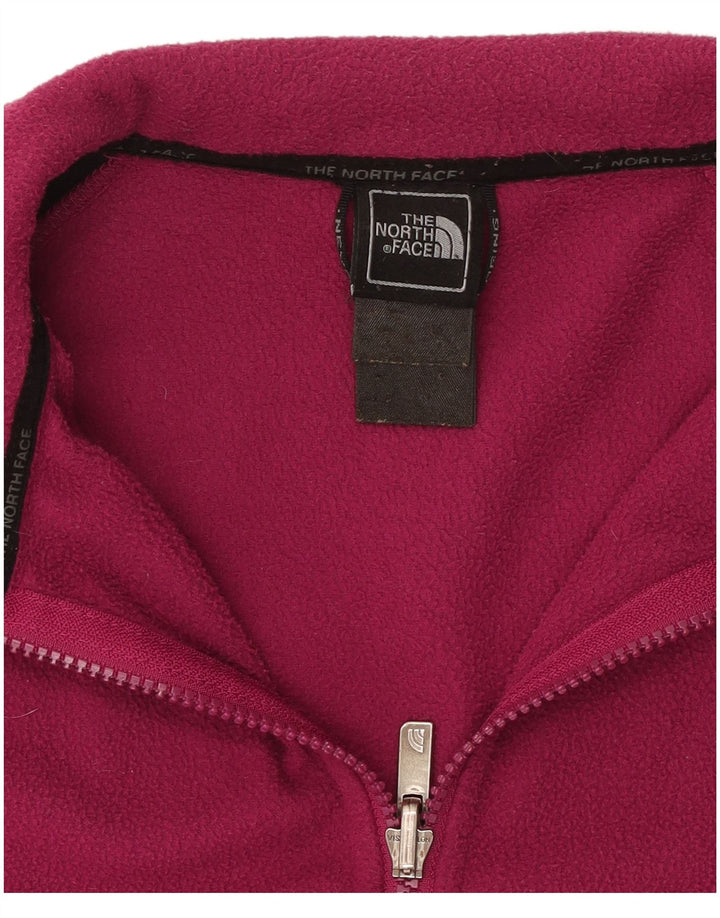 THE NORTH FACE Γυναικείο Fleece Jacket UK 16 Large Pink Polyester
