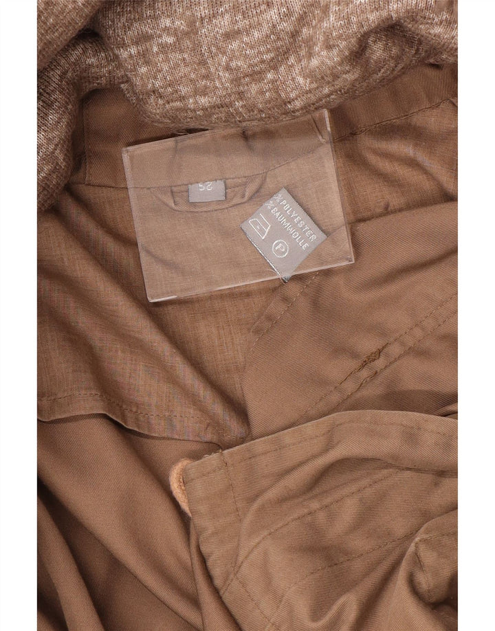 Vintage Ανδρικό Στρατιωτικό Μπουφάν IT 52 XL Μπεζ Πολυεστέρας