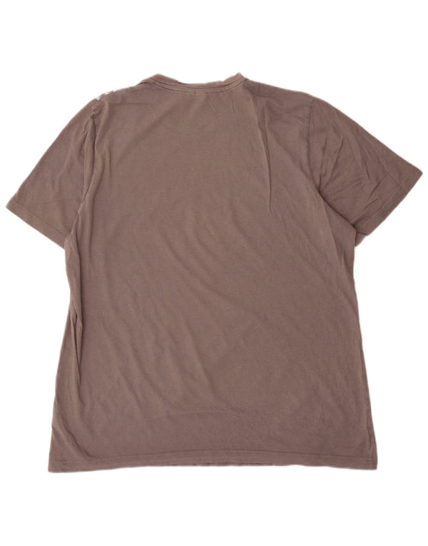 Ανδρικό T-Shirt Adidas Top XL καφέ βαμβακερό