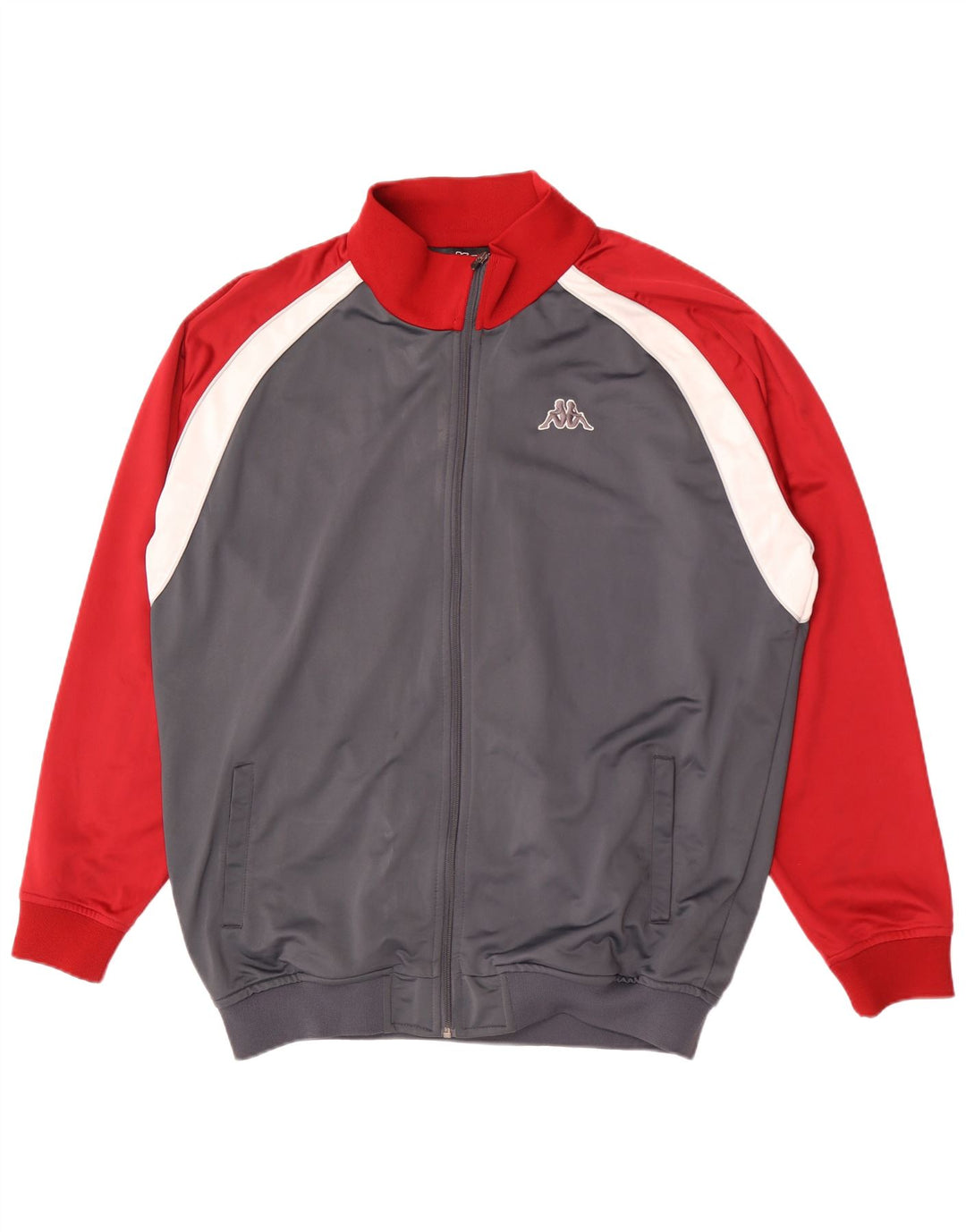 Ανδρική φόρμα Kappa Top Jacket 3XL Grey Colourblock Polyester