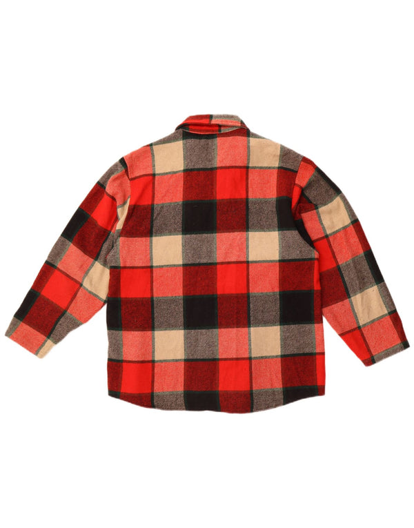 BENETTON Γυναικείο Φανελένιο Πουκάμισο UK 18 XL Πολύχρωμο ακρυλικό καρέ