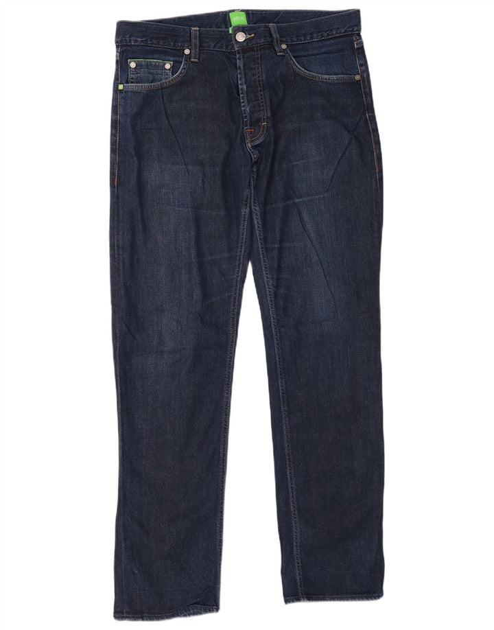 Ανδρικό τζιν ίσιο Hugo Boss W34 L32 Navy Blue