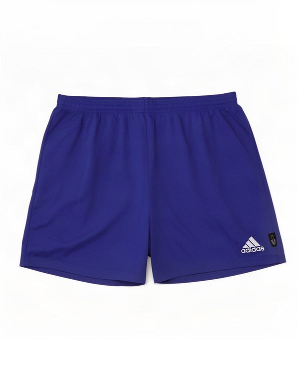 Ανδρικό αθλητικό σορτς Adidas UK 36 Large Blue Polyester