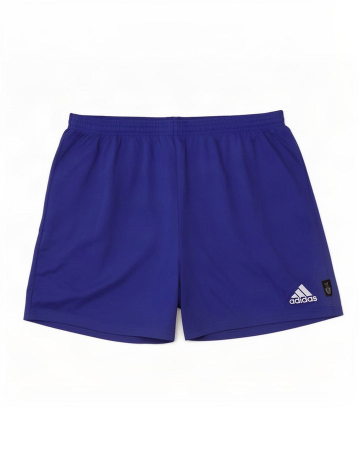 Ανδρικό αθλητικό σορτς Adidas UK 36 Large Blue Polyester
