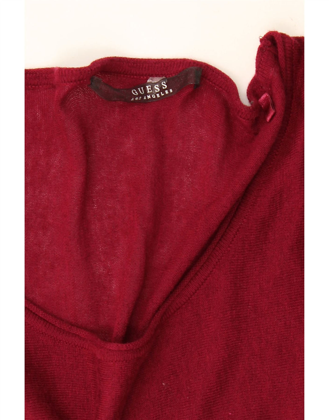 GUESS Womens Longline Boat Neck Jumper Sweater UK 10 Small Multicoloured Vintage Guess and Second-Hand Guess from Messina Hembry 