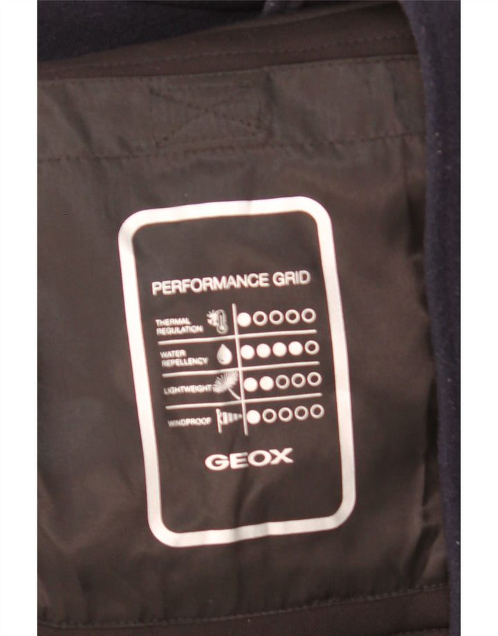 GEOX Ανδρικό Μπουφάν Respira Utility UK 42 XL Navy Blue Wool