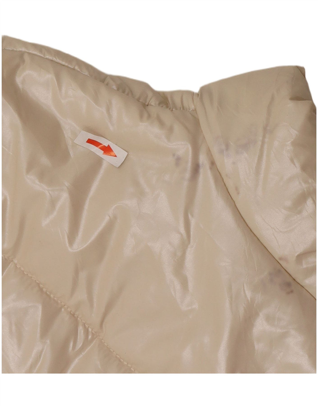 Γυναικείο μπουφάν Benetton UK 18 XL Beige Polyamide
