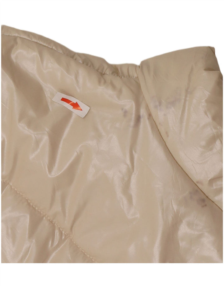 Γυναικείο μπουφάν Benetton UK 18 XL Beige Polyamide