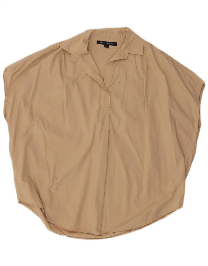 Γυναικεία Αμάνικη Oversized Μπλούζα French Connection Top UK 14 Medium Beige