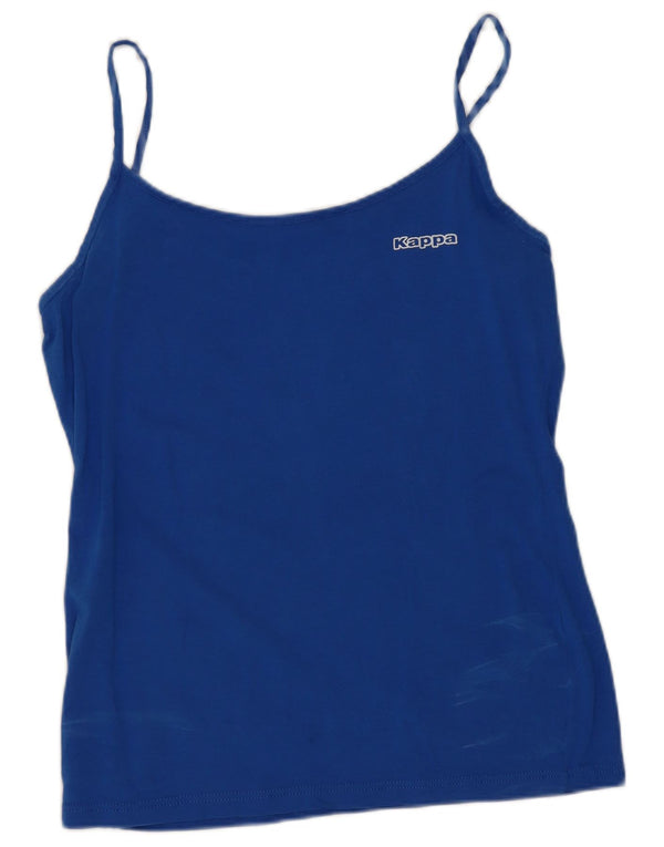 Kappa Girls Crop Cami Top 13-14 Years XL Blue Cotton