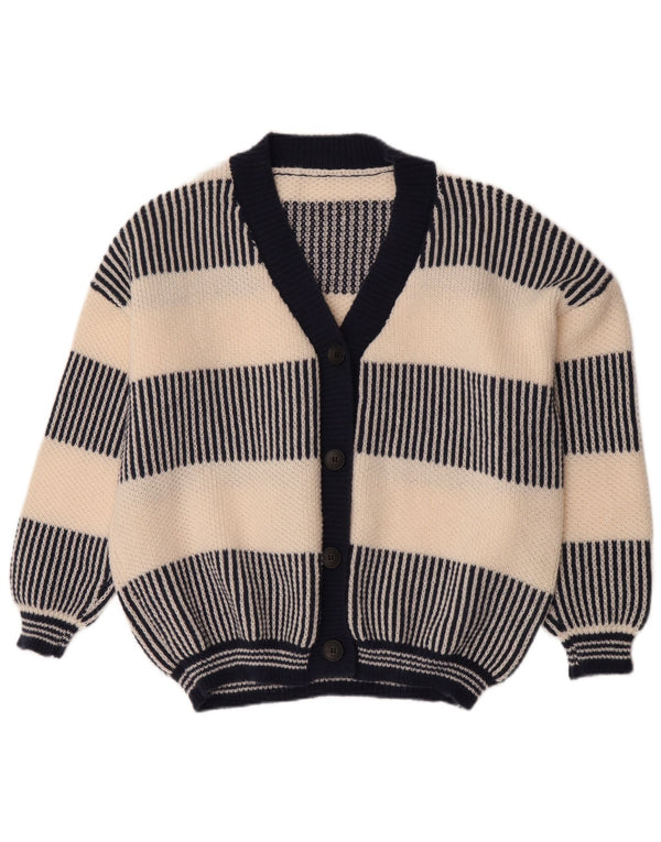 Vintage Γυναικείο πουλόβερ UK 18 XL Navy Blue ριγέ