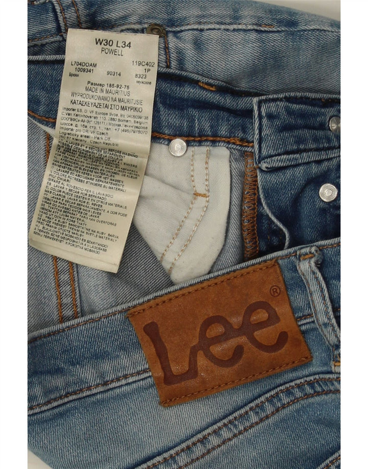 LEE Γυναικείο Powell Slim Jeans W30 L34 Μπλε βαμβακερό