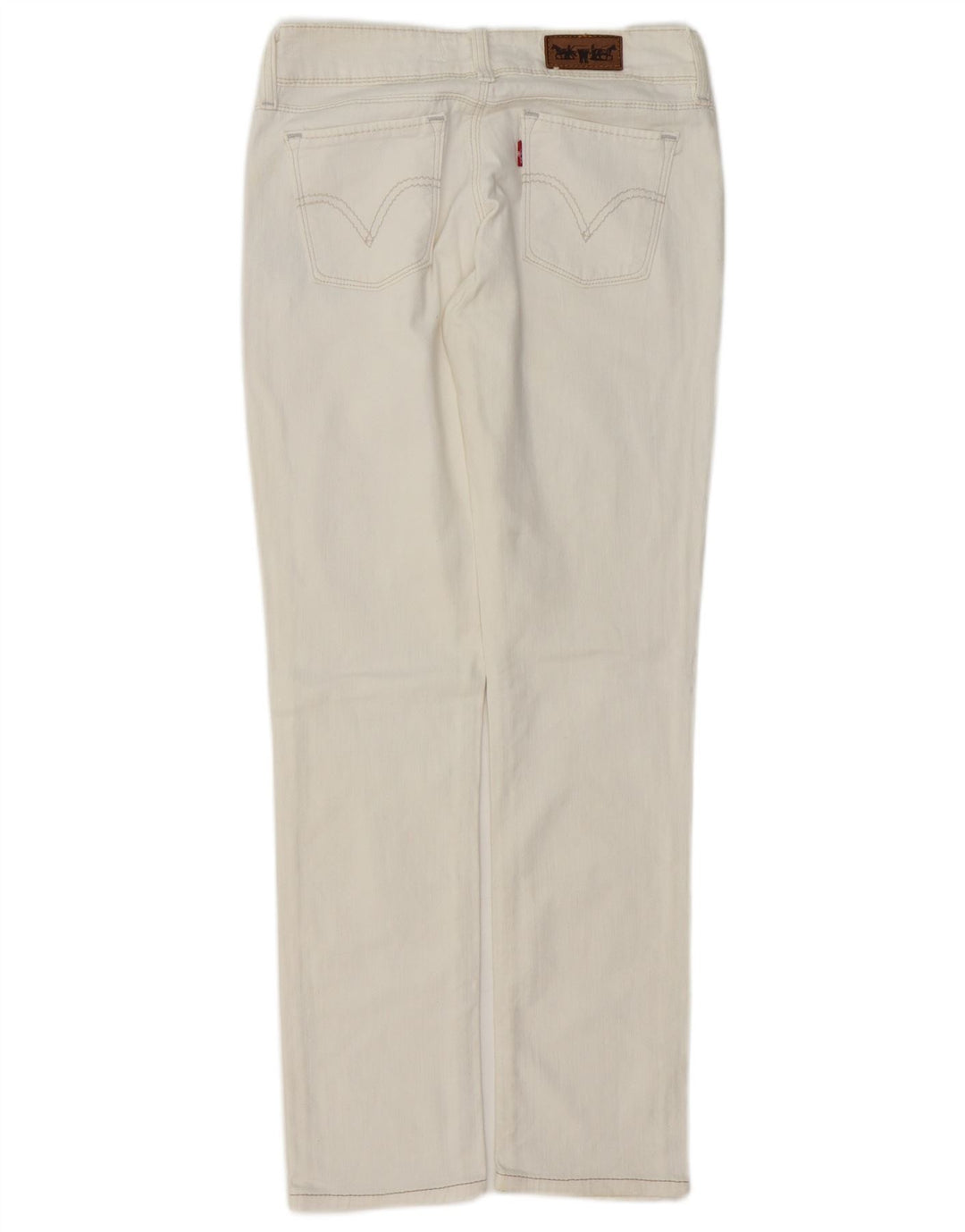 Γυναικείο Levi's 571 Slim Jeans W28 L30 Λευκό βαμβακερό