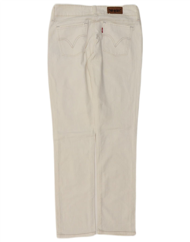 Γυναικείο Levi's 571 Slim Jeans W28 L30 Λευκό βαμβακερό