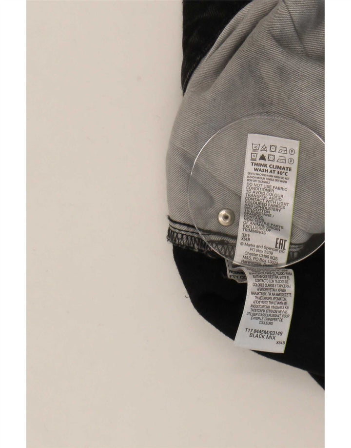 Marks & Spencer Ανδρικό τζιν κωνικό W38 L33 Μαύρο βαμβακερό