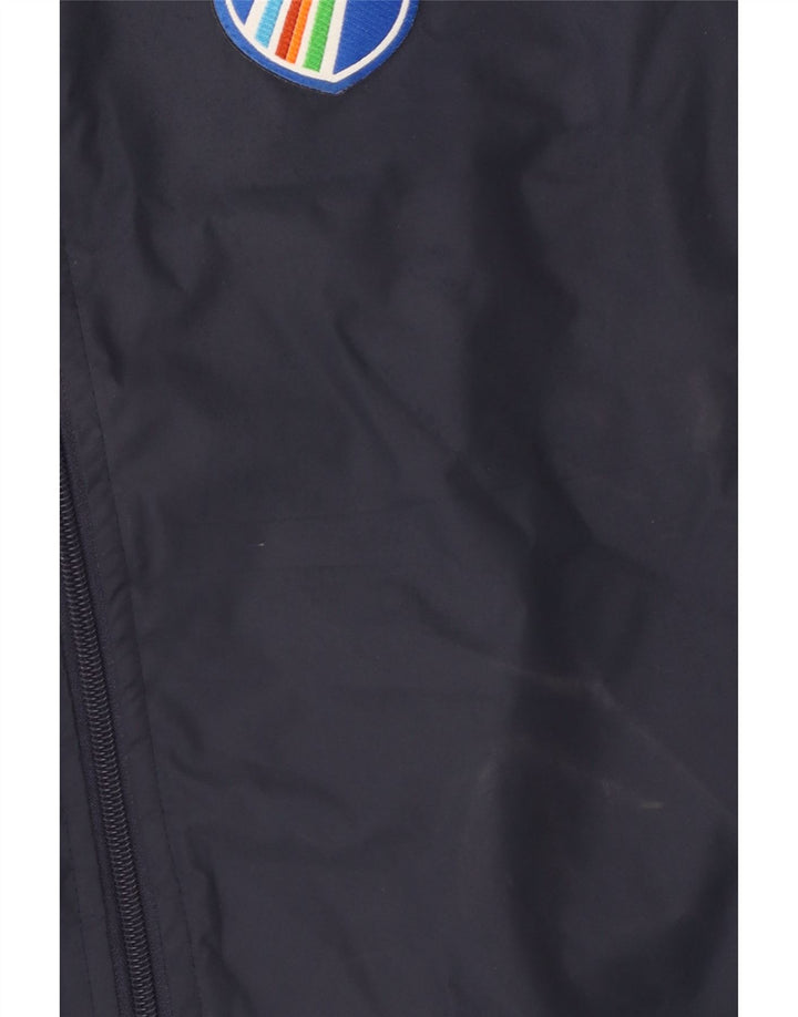 Ανδρικό μπουφάν Kappa γραφικό αντιανεμικό UK 38 Medium Navy Blue Colourblock