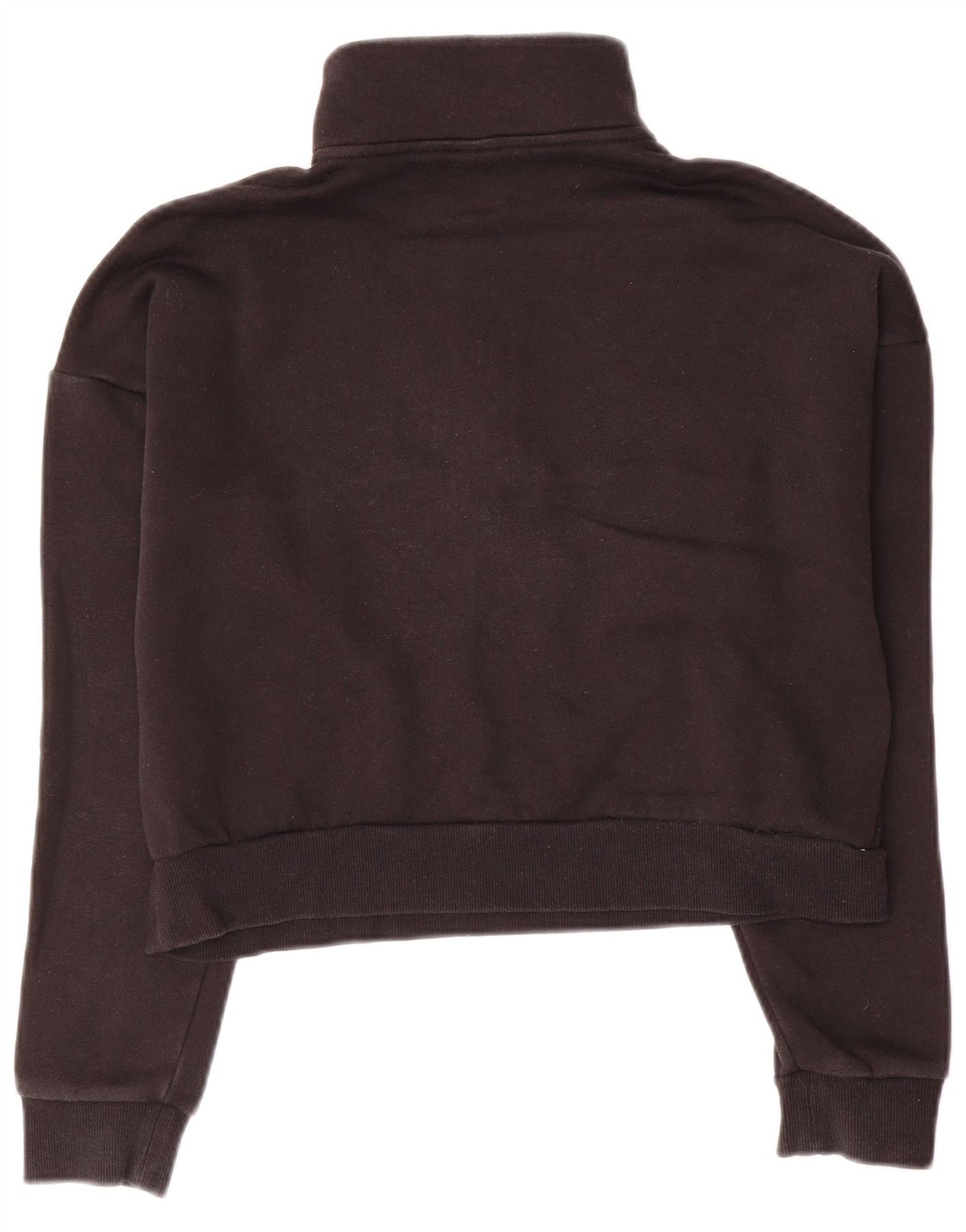 ADIDAS Girls Loose Fit Crop Φούτερ 12-13 ετών Μαύρο βαμβακερό