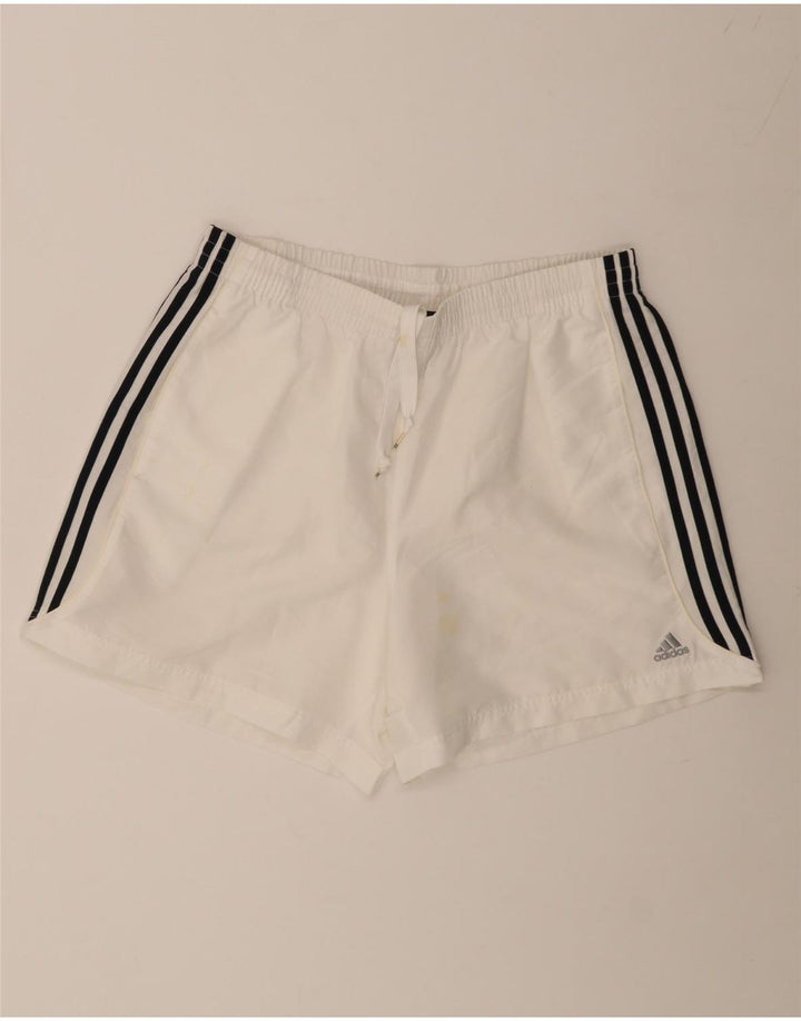 Ανδρικό σορτς Adidas Clima 365 XL από λευκό πολυεστέρα