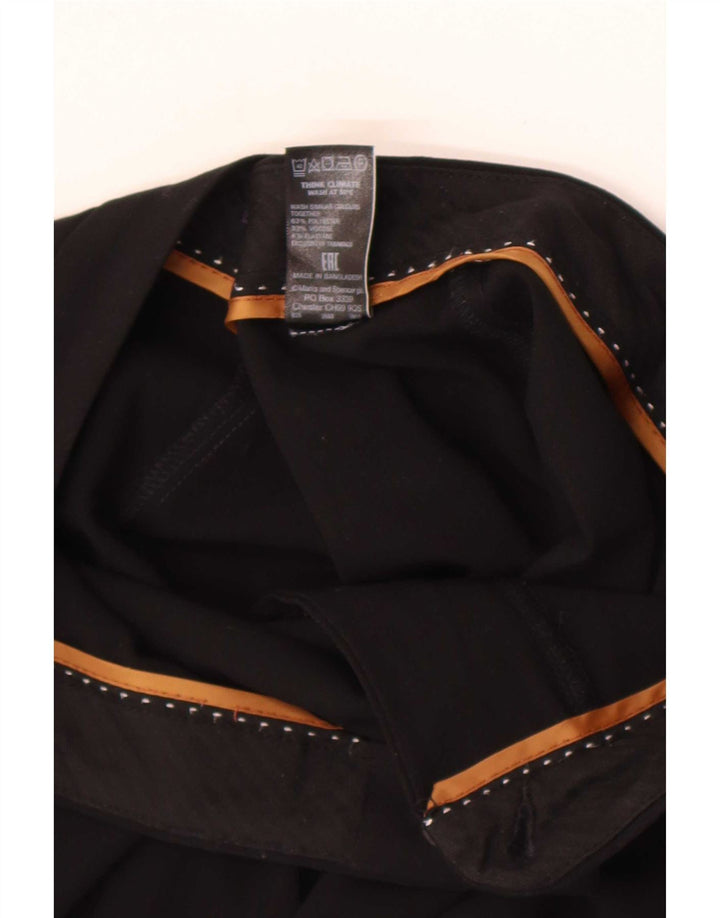 Marks & Spencer γυναικείο μποτάκι παντελόνι UK 12 Medium W30 L27 Μαύρο