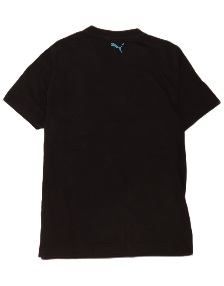Ανδρικό T-Shirt Puma Top Medium Μαύρο ριγέ